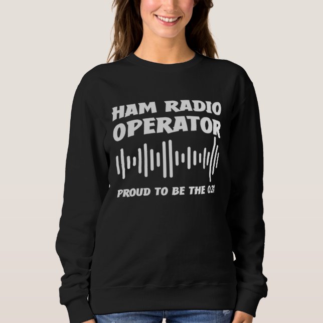 Ham Radio Operator Proud To Be The 0 2 Job Profess T Shirt (Framsida)
