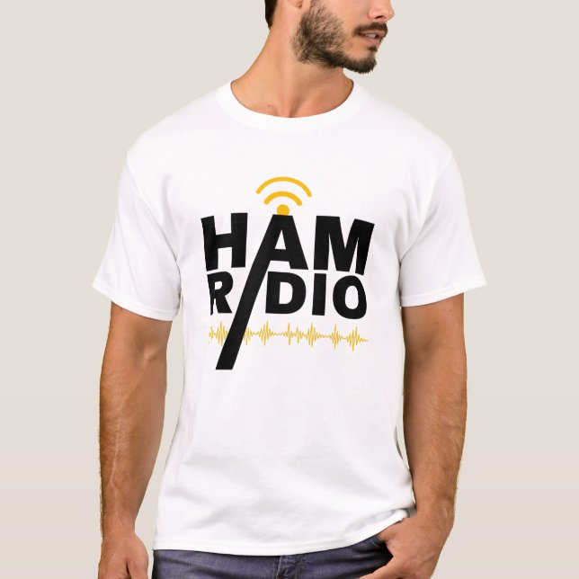 Ham Radio Operator shirt Frequency T (Framsida)