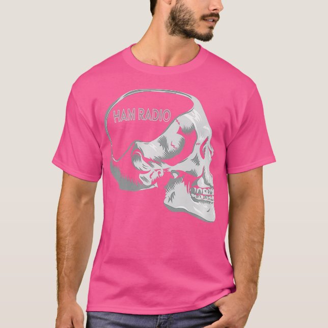 Ham Radio på Mind Pun Funny Novelty Manar T Shirt (Framsida)