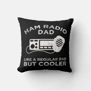 Ham Radio Pappa - som ett vanligt Pappa men kylare Kudde