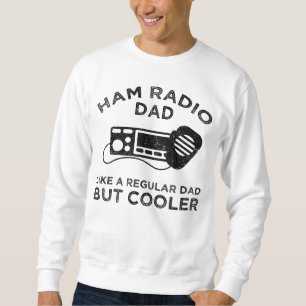 Ham Radio Pappa - som ett vanligt Pappa men kylare Lång Ärmad Tröja
