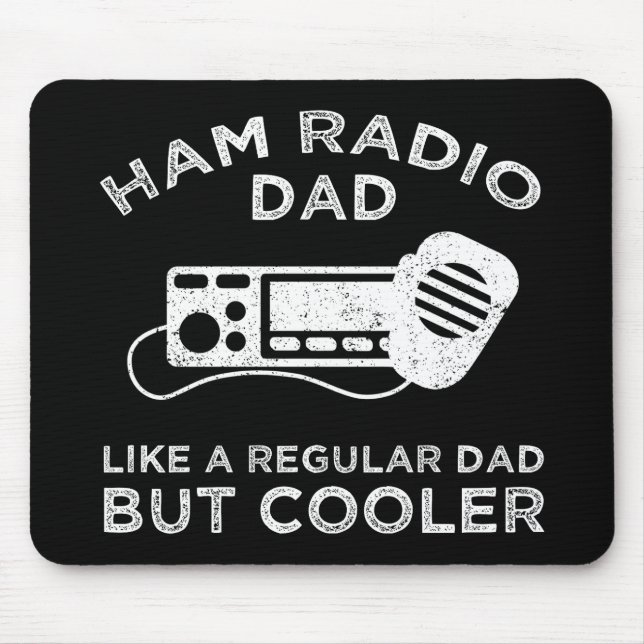 Ham Radio Pappa - som ett vanligt Pappa men kylare Musmatta (Framsidan)