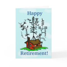 Ham Radio Pension Greeting Card Anpassa det!