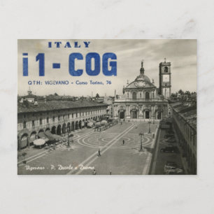 Ham Radio QSL Card Italien vykort