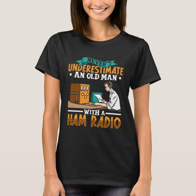 Ham Radio Radio Operator Amateur Radio Signal T Shirt (Framsida)