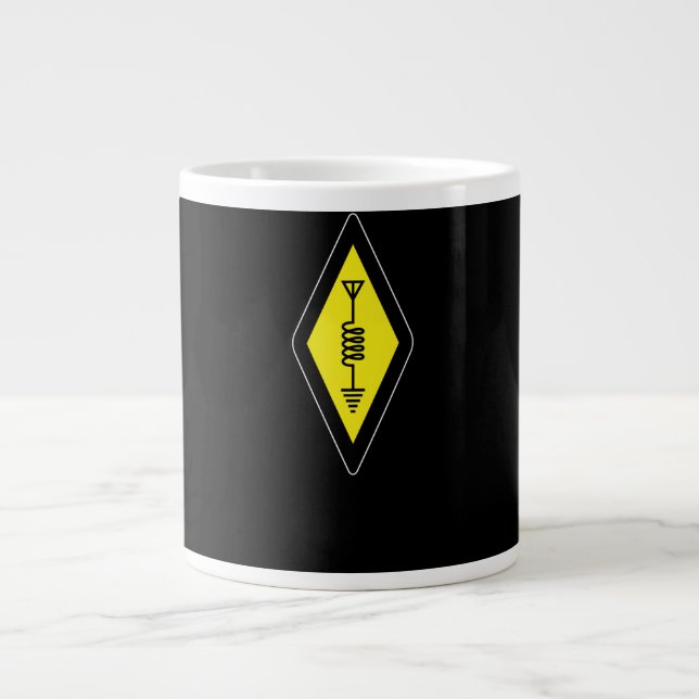 Ham Radio Symbol Jumbo Mugg (Framsidan)
