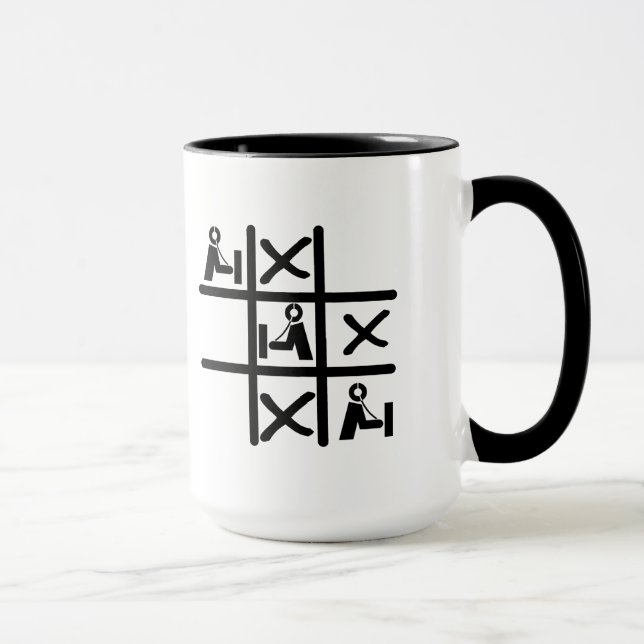 Ham Radio Tic Tac Toe Mugg (Höger)