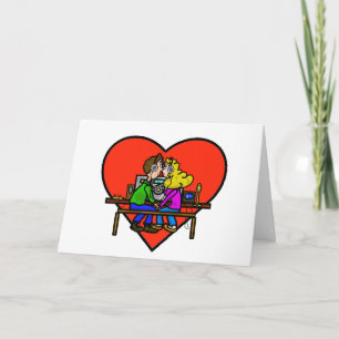 Ham Radio Valentine Day eller Romantik Card Helgkort