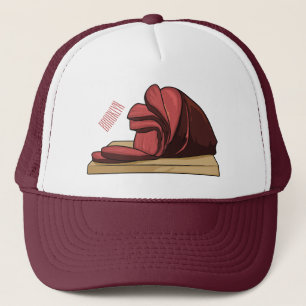 Ham tecknad illustration keps