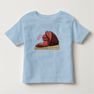 Ham tecknad illustration t shirt