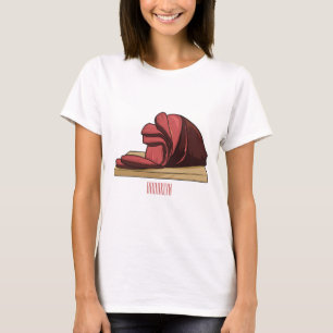 Ham tecknad illustration t shirt