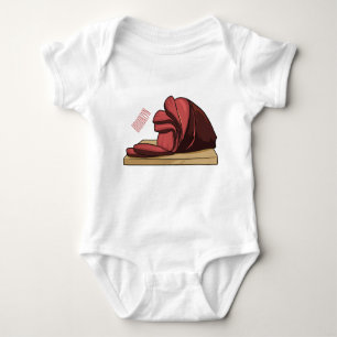 Ham tecknad illustration t shirt