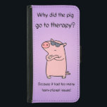 Ham-valfrågor! Plånboksfodral För Samsung Galaxy S5<br><div class="desc">Lägg din teknik i ett litet stycke humor och charm med vårt Mobila skydd för ham-otional Therapy. Det här skyddet handlar inte bara om skydd - det är en påstående av personlighet och skratt. Skydda din enhet med stil och njut av en daglig dos av stollig, allt i ett kompakt...</div>