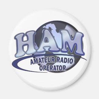 HAM WORLD LOGOTYP Amateur Radio Magnet