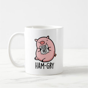 Ham-Younny Animal Gris Pun Kaffemugg