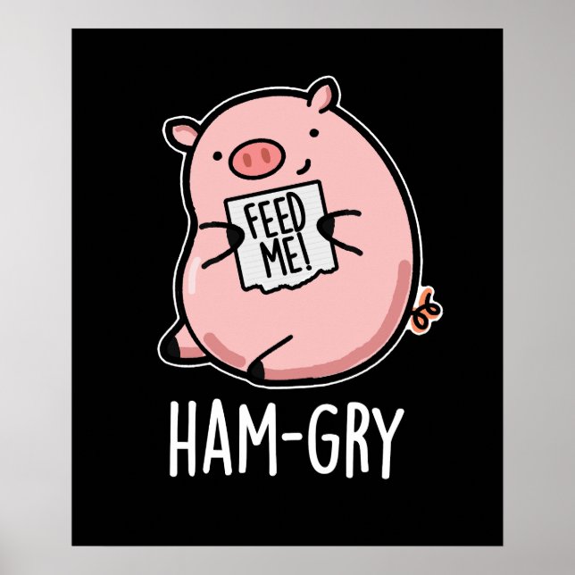 Ham-Younny Animal Gris Pun Mörk BG Poster (Framsidan)