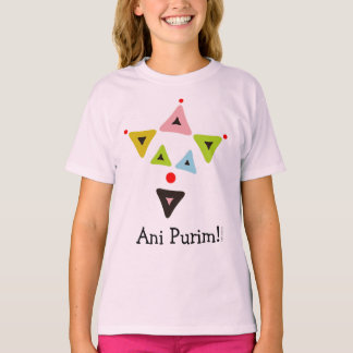 Hamantaschen Clown Ani Purim Tee Shirt