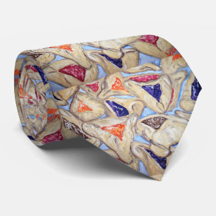 Hamantaschen Tie w Original Art av Adela Camille Slips