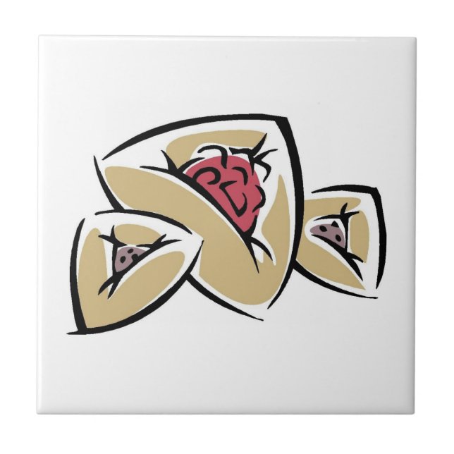 Hamantashen Kakelplatta (Framsidan)