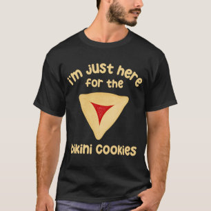 Hamantashen precis här för Bikini Cookies Purim T Shirt