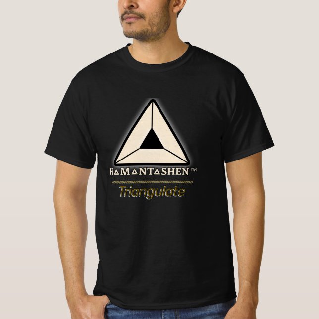Hamantashen Triangulate T-Shirt (Framsida)