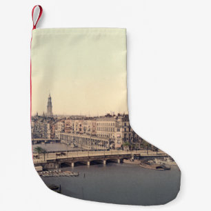 Hamburg Alsterarkaden Deutschland Alster Tyskland Liten Julstrumpa