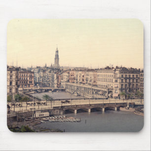 Hamburg Alsterarkaden Deutschland Alster Tyskland Musmatta