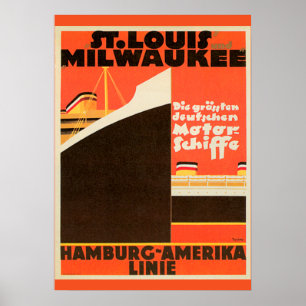 Hamburg-America Linie Poster