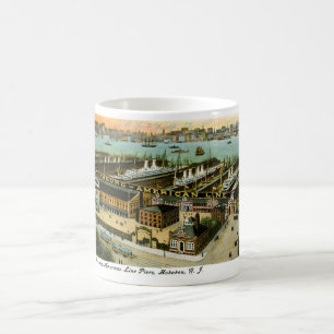 Hamburg-American Line, Hoboken, New jersey Kaffemugg