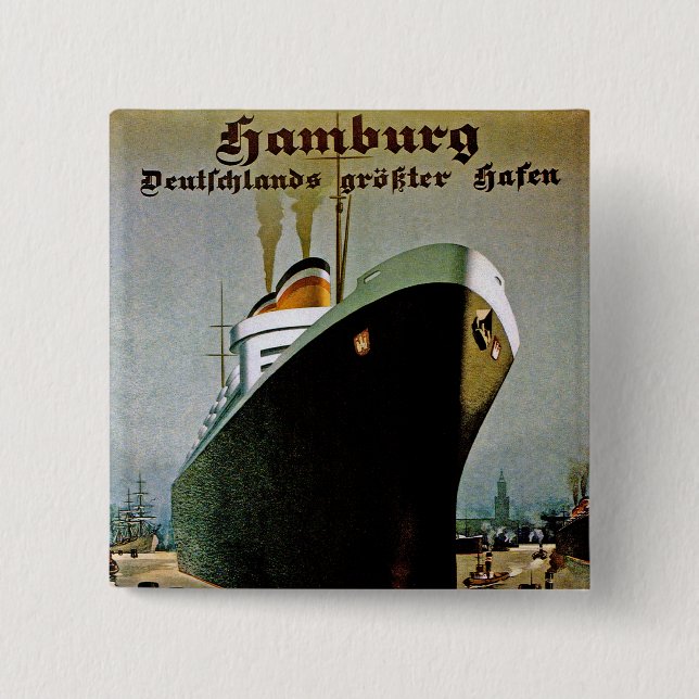 Hamburg-Amerika Line Knapp (Framsida)