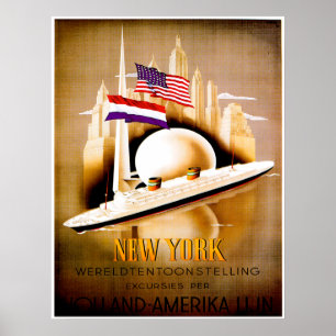 Hamburg-Amerika Line ~ Poster