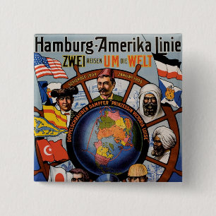Hamburg Amerika Line Poster Knapp
