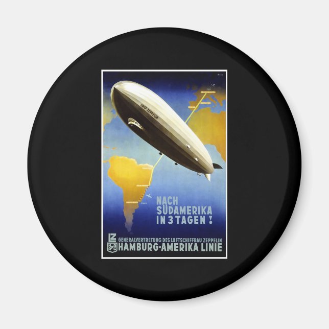 Hamburg Amerika Linie Hamburg America Line HAPAG Magnet (Framsidan)