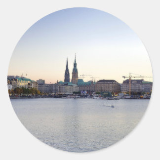 Hamburg Aufkleber Sticker Hafen Runt Klistermärke