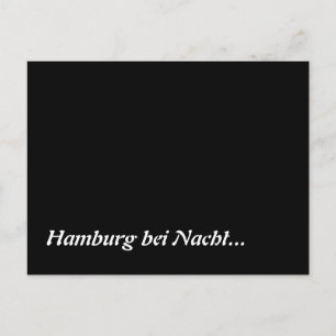 Hamburg bei Nacht Vykort