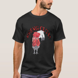 HAMBURG CHICKEN BEING CUTE T SHIRT