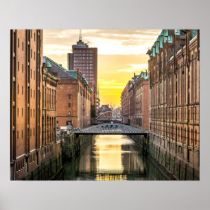 Hamburg CityScape Poster