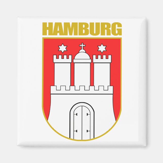 Hamburg COA Magnet (Framsidan)