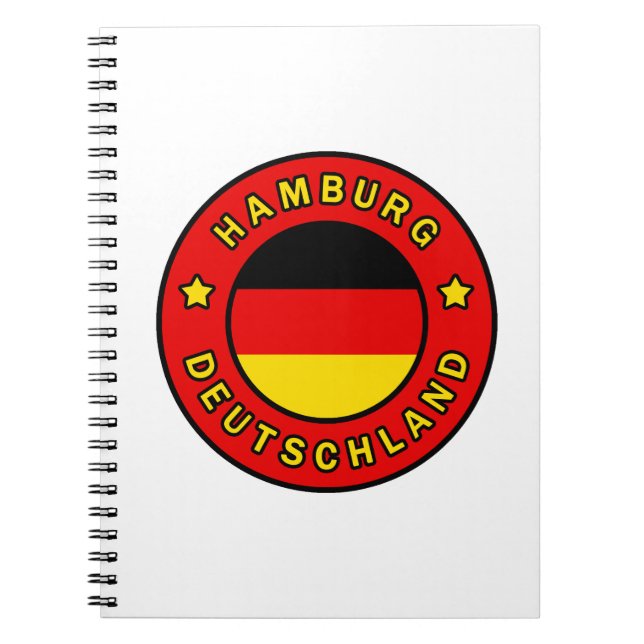 Hamburg Deutschland Anteckningsbok (Framsidan)