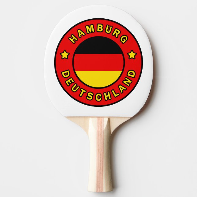 Hamburg Deutschland Pingisracket (Framsidan)