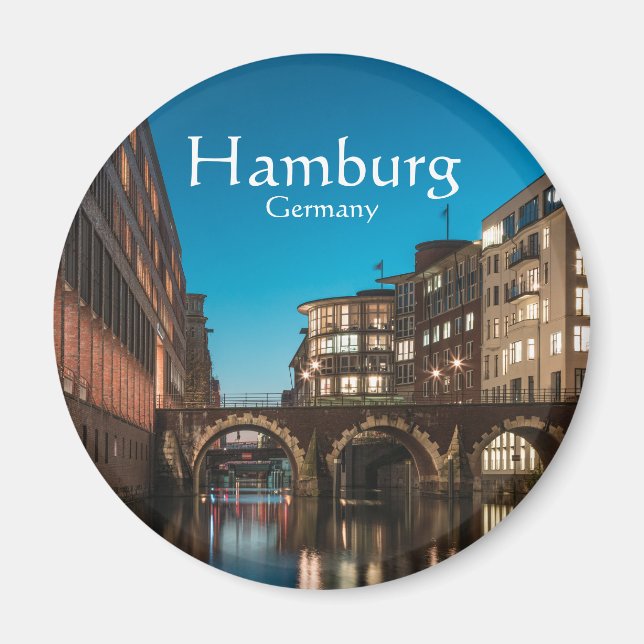 Hamburg EllernTorbrücke Magnet (Framsidan)