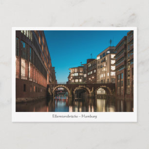 Hamburg Ellerntorsbrücke Vykort