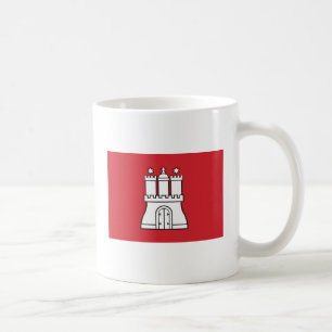 Hamburg flaggamugg kaffemugg