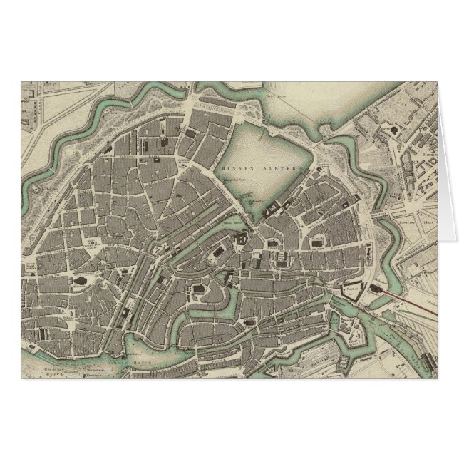Hamburg Hälsningskort (Framsidan Horizontal)
