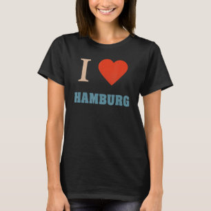 Hamburg Hamburger Northern Tyskland Harbour Low Ge T Shirt