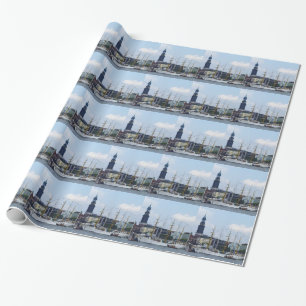 Hamburg Harbour Hafen Michel Deutschland Schiffe Presentpapper