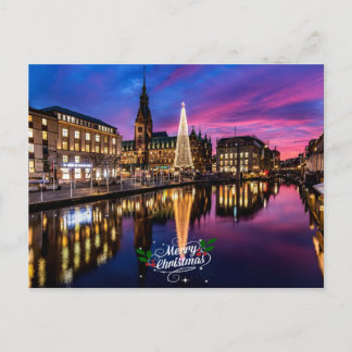 Hamburg Julmarknaden Vykort