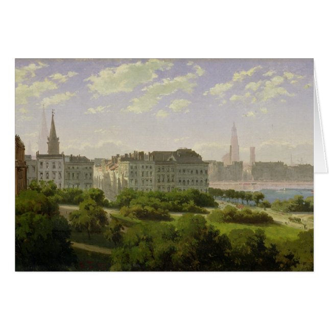 Hamburg Kunsthalle Hälsningskort (Framsidan Horizontal)