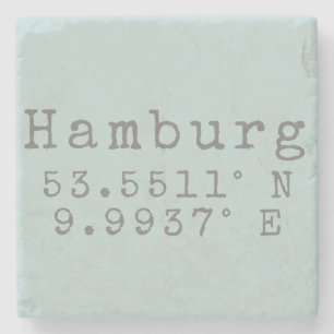 Hamburg Latitud Longitud Stenunderlägg