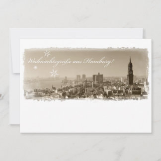 Hamburg Michel, Weihnachtsgrüße aus Hamburg, Karte Julkort